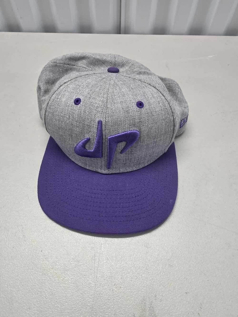 Dude Perfect New Era 9FIFTY Snapback Hat Cap Purple Gray Wool Blend Comedy 2019